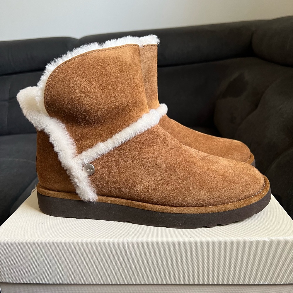 UGG tan fall booties.
